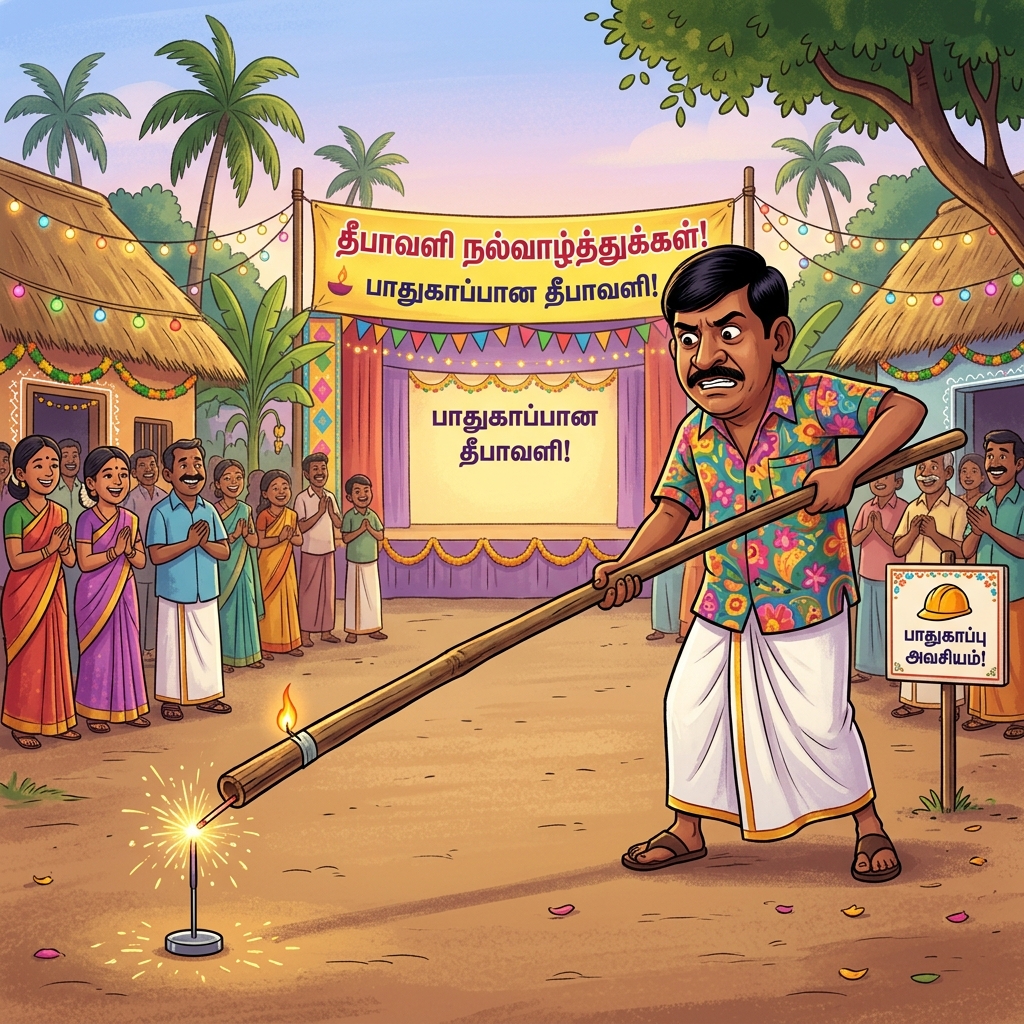 Vadivelu Safety Stick